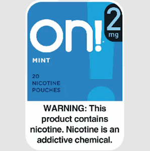 ON! - ON! | 2mg Nicotine Pouches | Mint