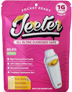 JEETER - Jeeter - Disposable - Liquid Diamond - Gelato - 1G