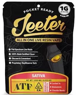 jeeter vape price Bubba G - Jeeter All In One Diamonds Vape | Pocket Ready | 1g | Indica |  Ascend Dispensary main image 1