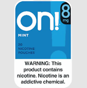 ON! | 8mg Nicotine Pouches | Mint