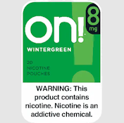 ON! | 8mg Nicotine Pouches | Wintergreen