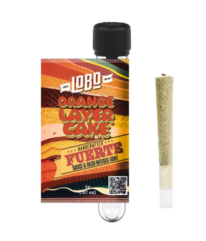 Lobo - Lobo - Orange Layer Cake - Sauce and Hash Infused - 1g - Preroll Main Image