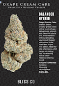 Flower | Buds | Bliss Co. | Grape Cream Cake | 3.5g