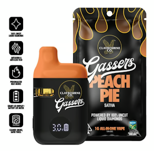 CLAYBOURNE CO. - [Claybourne] Liquid Diamonds AIO - 1g - Peach Pie (S)