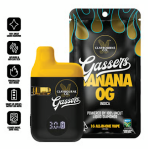 CLAYBOURNE CO. - [Claybourne] Liquid Diamonds AIO - 1g - Banana OG (I)