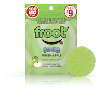 Froot Single Gummy Sour Green Apple