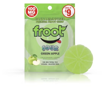 FROOT - Froot Single Gummy Sour Green Apple