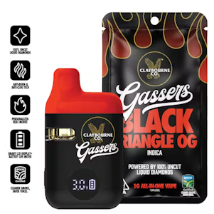 CLAYBOURNE CO. - Claybourne Gassers All In One 1g Black Triangle OG