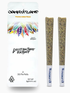 OAKFRUITLAND - Iced Out 2g Dual Pre-Roll Pack - Oakfruitland