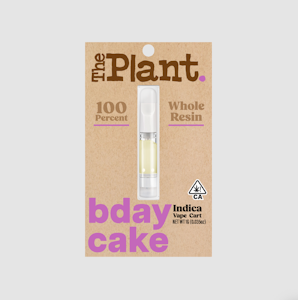 The Plant - The Plant 1G Bday Cake Whole Resin Cartridge