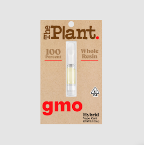 The Plant - The Plant 1G GMO Whole Resin Cartridge