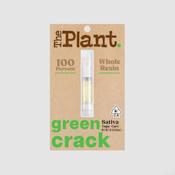 The Plant 1G Green Crack Whole Resin Cartridge