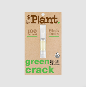The Plant - The Plant 1G Green Crack Whole Resin Cartridge