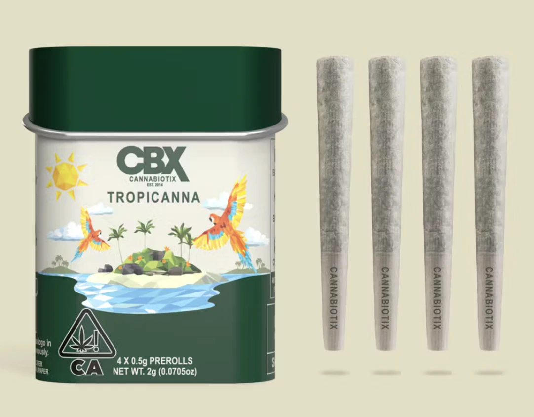 Cannabiotix - Tropicanna (S) | 4pc Pre-Roll Pack Tin | Cannabiotix Main Image