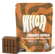 Whoa - Chocolate Bites - Peanut Butter Chocolate - Chocolate - 1pc - 100mg