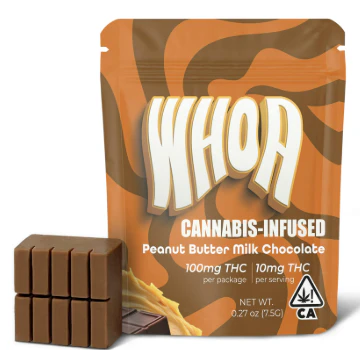 Whoa - Whoa - Chocolate Bites - Peanut Butter Chocolate - Chocolate - 1pc - 100mg Main Image