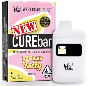WEST COAST CURE - West Coast Cure - Disposable - CureBar 2.0 - Banana Taffy - 1G