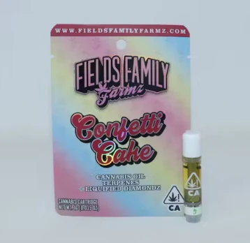 Fields Family Farmz - Confetti Cake - 1g Liquified Diamondz Cartridge (Fields Family) Main Image