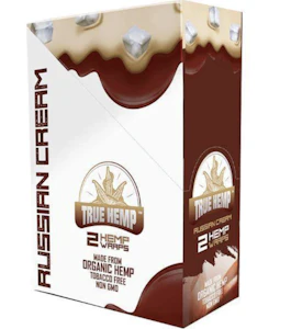 MJ WHOLESALE - True Hemp Organic Hemp Wraps 2pk - Russian Cream