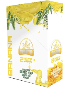 MJ WHOLESALE - True Hemp Organic Hemp Wraps 2pk - Banana