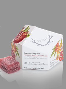 Wyld - Edibles | Wyld | Pomegranate 1:1 CBD | 100mg