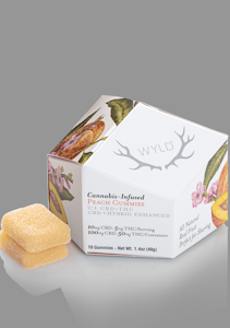 Wyld - Edibles | Wyld | Peach 2:1 CBD | 100mg