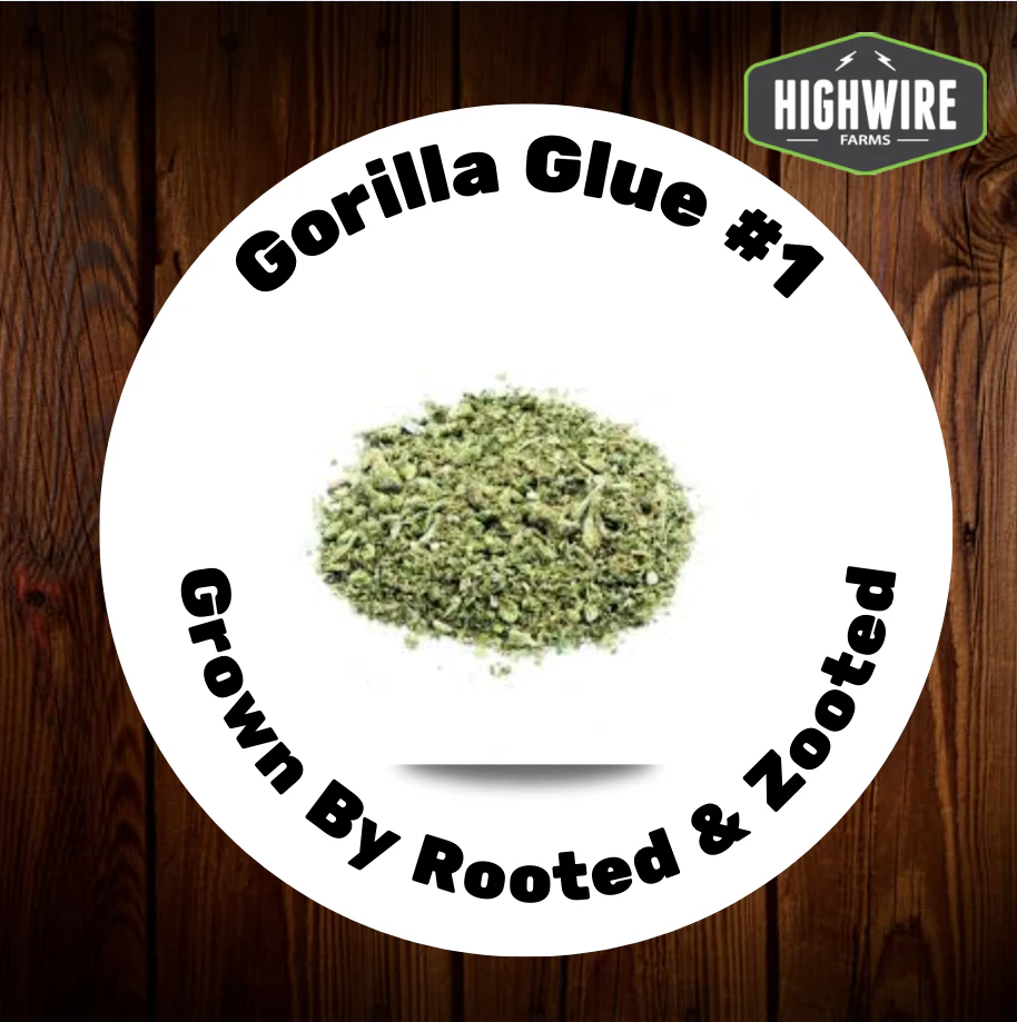 Rooted & Zooted - Gorilla Glue #1 Shake OZ Main Image