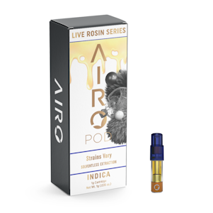 AIRO BRANDS - Airo | Live Rosin Pod | Red Pop x Snowman | .5g
