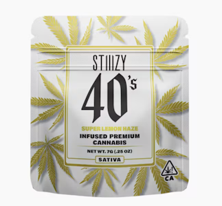 STIIIZY - Stiiizy - Infused Flower - Infused 40's - Sativa - Super Lemon Haze - (7g)