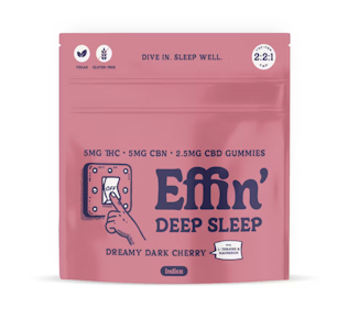 Effin' Deep Sleep | Dreamy Dark Cherry Gummies 2:2:1 | 10pk/100mg