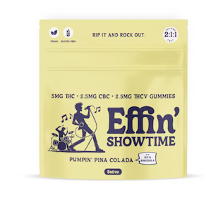 Effin' Showtime | Pumpin' Pina Colada Gummies | 10pk/100mg