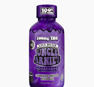 [Uncle Arnie's] Live Resin Beverage 8oz - 100mg - Blackberry Lemonade (H)
