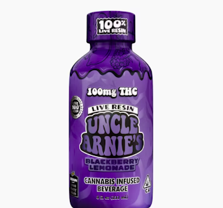 Uncle Arnies - [Uncle Arnie's] Live Resin Beverage 8oz - 100mg - Blackberry Lemonade (H)