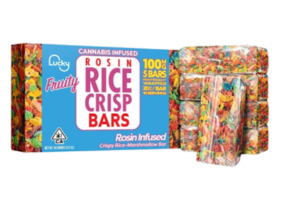 Lucky Brands - Fruity Rice Krispy | 100mg | 5pk Rosin Infused | Lucky Brands