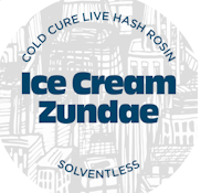Ice Cream Zundae | Cold Cure & Solventless | Live Hash Rosin | 1g (Nyce)