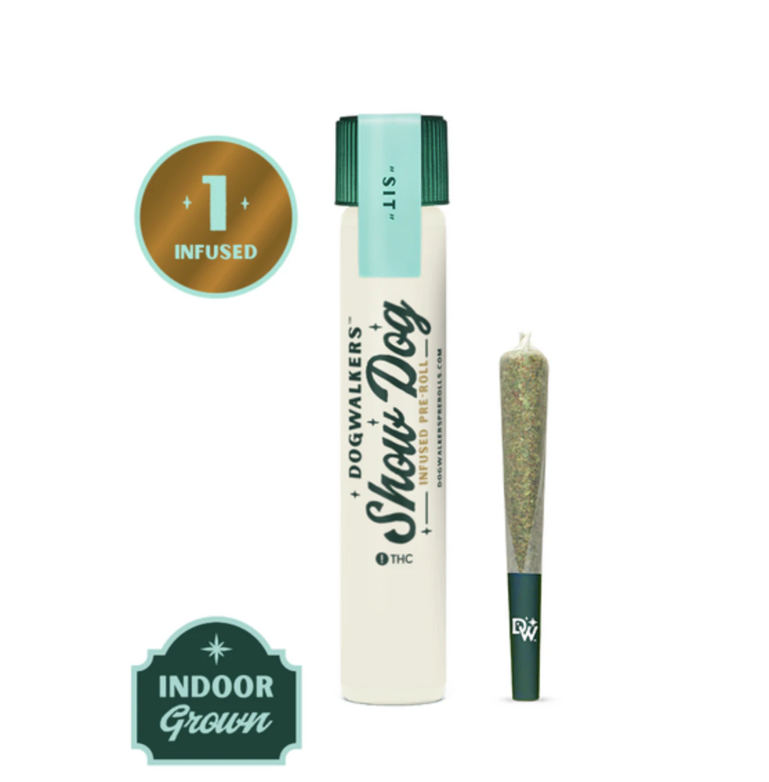 Dog Walkers - Kosher Kush infused pre-roll | 1g Main Image