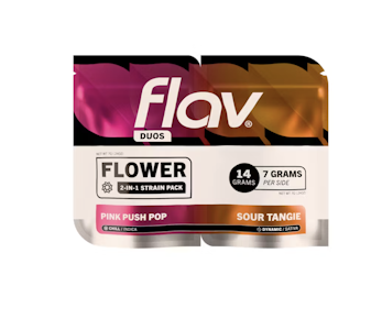 FLAV - Pink Push Pop (I) & Sour Tangie (S) - 14g Duo Flower