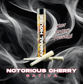 Notorious Cherry | Kief Infused Prerolls | 3pk/1.5g (Animal House)