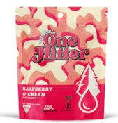 True North One Hitter-Gummies-Raspberry & Cream-Hybrid-200mg THC