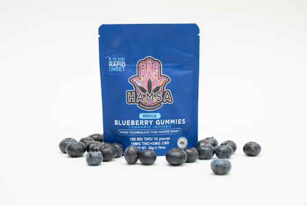 Hamsa - Blueberry Rapid Onset Edibles