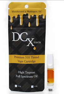 DC Xtracts - Forbidden Fruit Half Gram Vape Cart By DC Xtracts