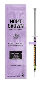 Home Grown - Lemon Sunset OG - Cured Resin - Applicator - 1g