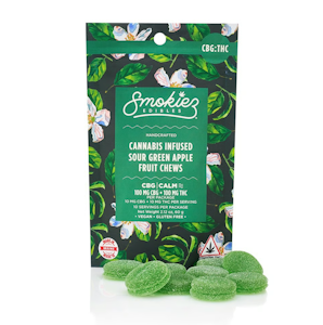 Smokiez - 10-pk | 1:1 | Sour Green Apple | CBG:THC