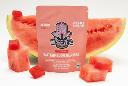 Hamsa - Zero Sugar Watermelon Rapid Onset Edibles