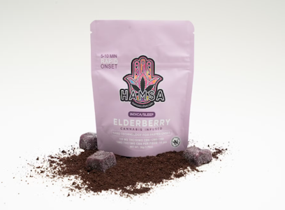 Hamsa - Elderberry 2:1 THC:CBN Rapid Onset Edibles