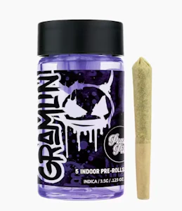Gramlin - Peach Pie - 5pk Indoor Flower Pre-rolls (Gramlin)
