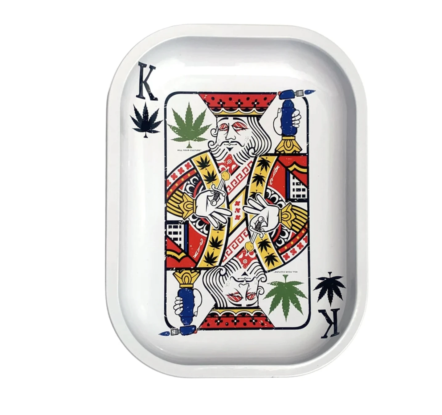 KILL YOUR CULTURE - Kill Your Culture Metal Rolling Tray | King of Concentrates Main Image