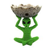 Alien Holding Moon Ashtray