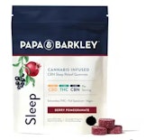 (Sleep) Berry Pomegranate - Relief - 100mg CBD:THC:CBN | 80g - 1:1:1 (Gummies) Papa & Barkley     -xxx7 back