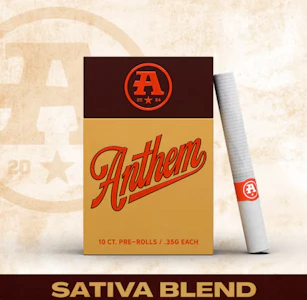 Anthem - Anthem: Preroll 10pk - Sativa Blend - 3.5G